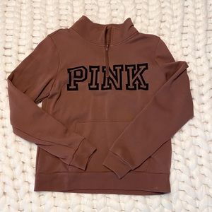 VS PINK quarter zip